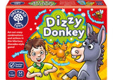 A family-friendly game where players act out quirky characters to collect cards before the donkey reaches the carrot.