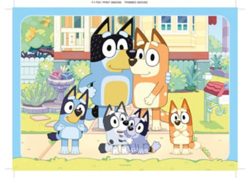 Puzzle - Ravensburger - Bluey Gotta Be Done! Puzzle 4x42pc