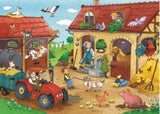 Puzzle - Ravensburger - Working on the Farm Puzzle 2x12pc