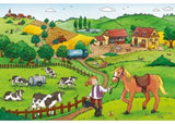 Puzzle - Ravensburger - Working on the Farm Puzzle 2x12pc