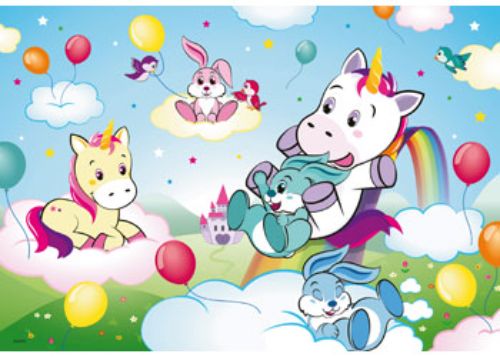 Puzzle - Ravensburger - Fairy Tale Unicorn Puzzle 2x24pc