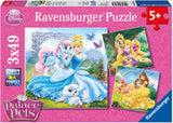 Puzzle - Ravensburger - Disney Belle Cinderella Rapunzel 3x49pc