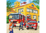 Puzzle - Ravensburger - Fire Brigade Run Puzzle 3x49pc