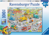 Puzzle - Ravensburger - Vehicles in the City Puzzle 100pc