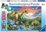 Puzzle - Ravensburger - Time of the Dinosaurs Puzzle 100pc