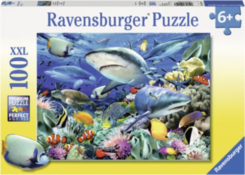 Puzzle - Ravensburger - Reef of the Sharks Puzzle 100pc