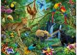 Puzzle - Ravensburger - Animals in the Jungle Puzzle 200pc