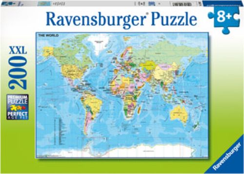 Puzzle - Ravensburger - Map of the World 200pc