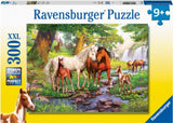 Puzzle - Ravensburger - Horses by the Stream 300pc