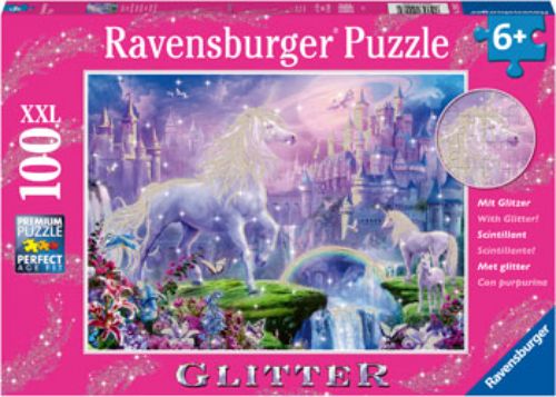 Puzzle - Ravensburger - Unicorn Kingdom Puzzle Glitter 100pc