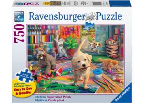 Large Format Puzzle - Ravensburger - Cute Crafters Large Format Puzzle 750pcLF