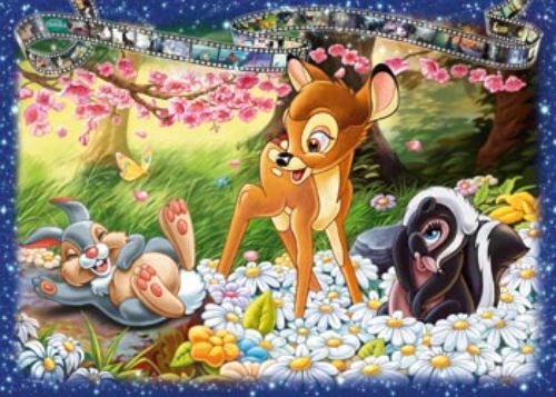 Disney Moments Bambi 1000-piece puzzle featuring a nostalgic scene of the beloved deer from the 1942 classic.