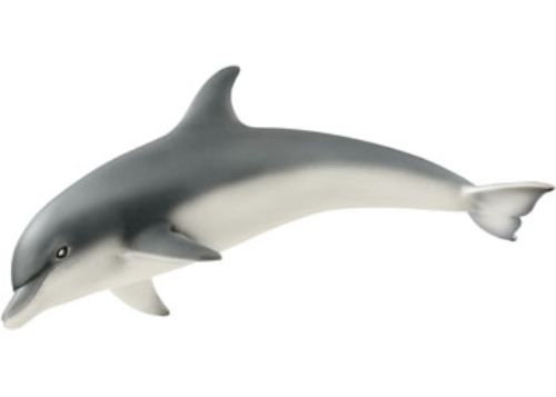 Hand-painted Schleich dolphin figurine, showcasing lifelike features and educating kids about marine life and dolphin behavior.