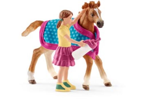 Schleich - Foal with blanket