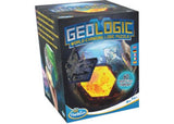 ThinkFun GeoLogic game features a 30-sided planet Core and 14 biome Tiles for creative world-building challenges.
