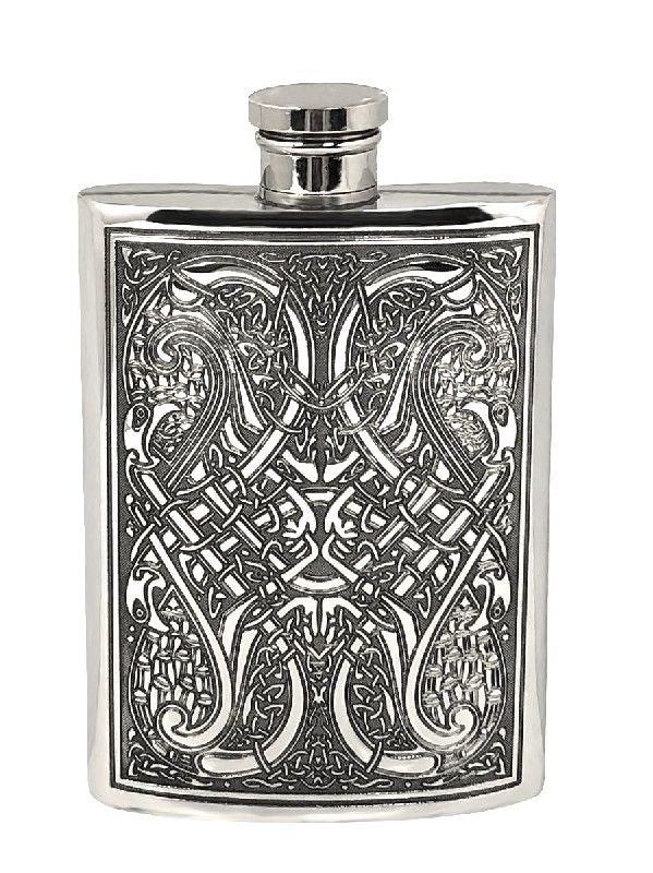 Hip Flask - CELTIC KNOT (6oz)