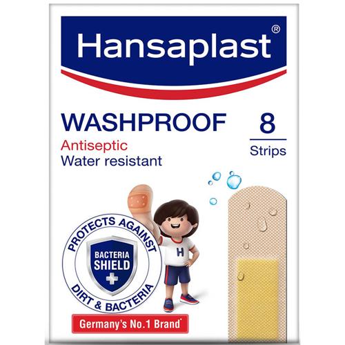Hansaplast Washproof Bandage 8s (Pack of 12)