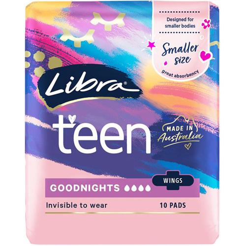 Libra Wings Teen Goodnights 10s (Pack of 6)