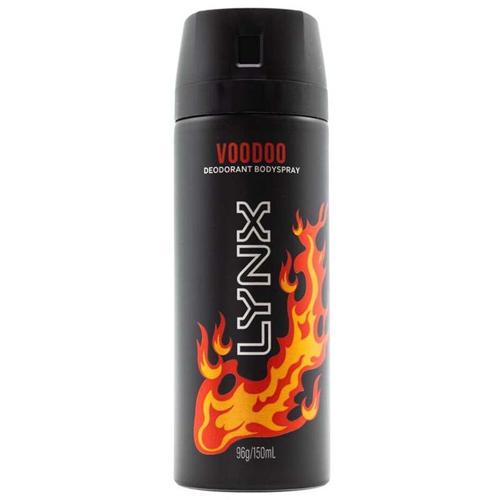 Lynx Spray Voodoo 165ml (Pack of 3)