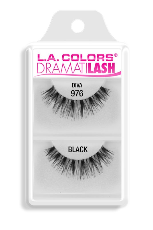 LA Colors Diva eyelashes offer dramatic volume and glamour, perfect for any occasion and easy to apply for all-day comfort.