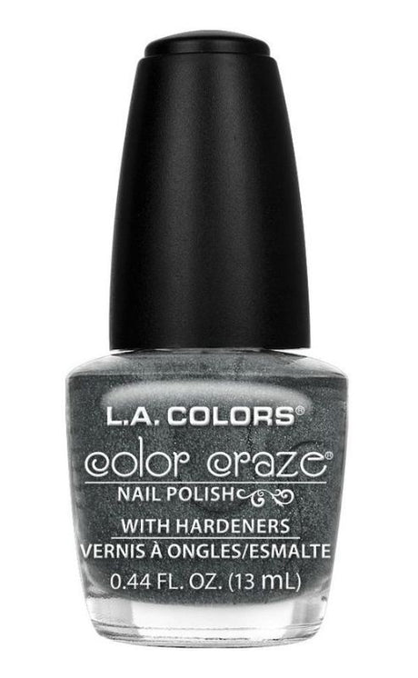 Vibrant LA Colors Color Craze nail polish in Tropical Storm, perfect for bold manicures and quick, chip-free application.