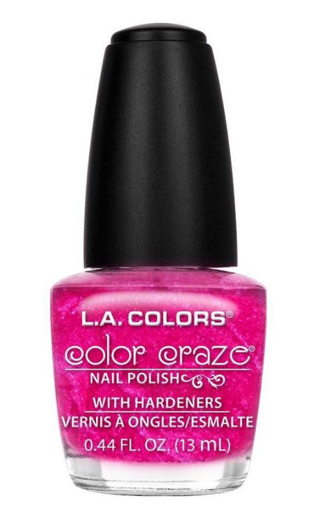 Vibrant LA Colors Color Craze nail polish in 'Bam!' adds a bold splash of color for eye-catching manicures and pedicures.