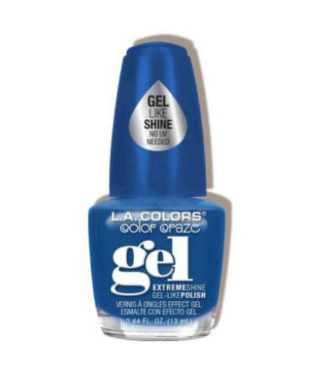 LA Colors Gel Shine Polish 'Tempt' offers a high-gloss, chip-resistant finish for stunning at-home manicures without UV lamps.