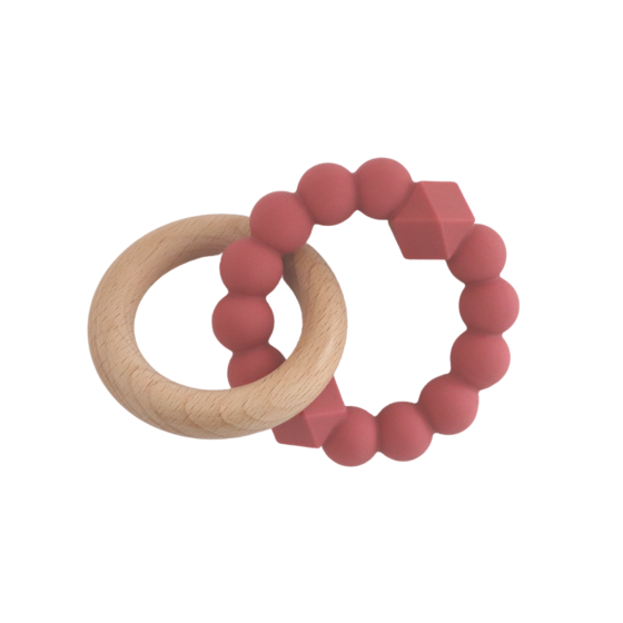 Moon Teether - Dusty Pink - Jellystone