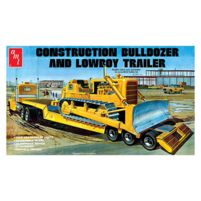 Plastic Kitset - 1/25 Lowboy & Bulldozer