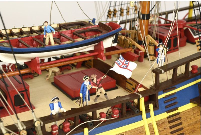 Wooden Ship Fittings -  figures for HMS Endeavour