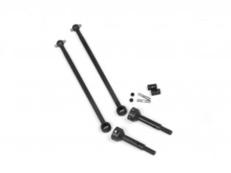 High-quality Jmpsht Uni.Drive Shafts 82mm set for improved RC car performance and power transfer, compatible with HPI Racing HP 115443.