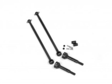 High-quality Jmpsht Uni.Drive Shafts 82mm set for improved RC car performance and power transfer, compatible with HPI Racing HP 115443.