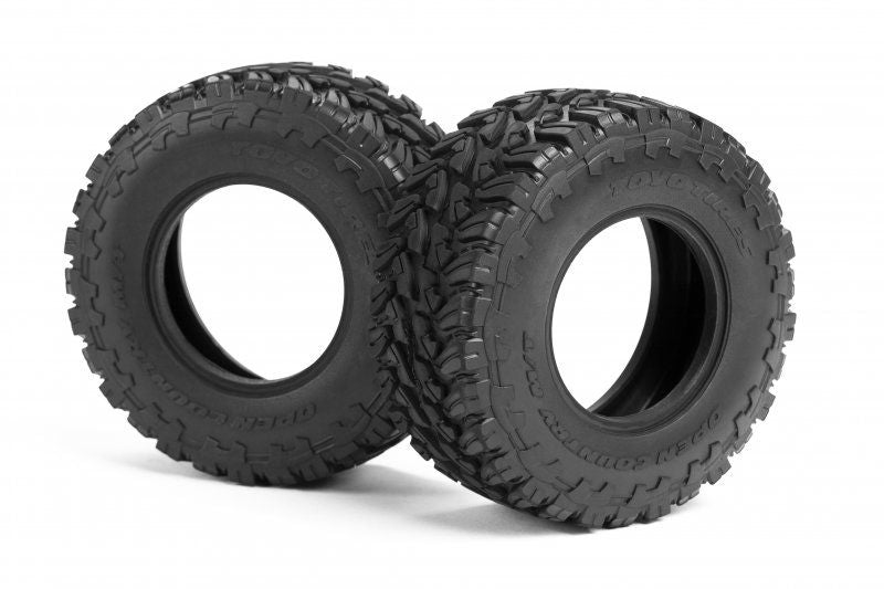 Toyo Open Country SC tyres for 1:10 off-road trucks, ensuring traction and stability across all terrains.