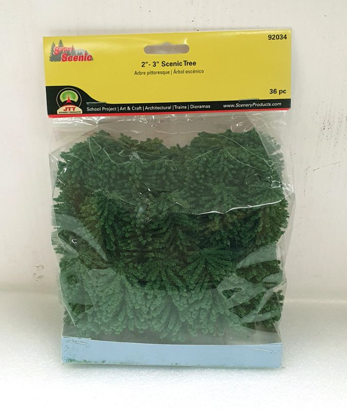 Model Scenery - 50-75mm Econo-Trees (36)