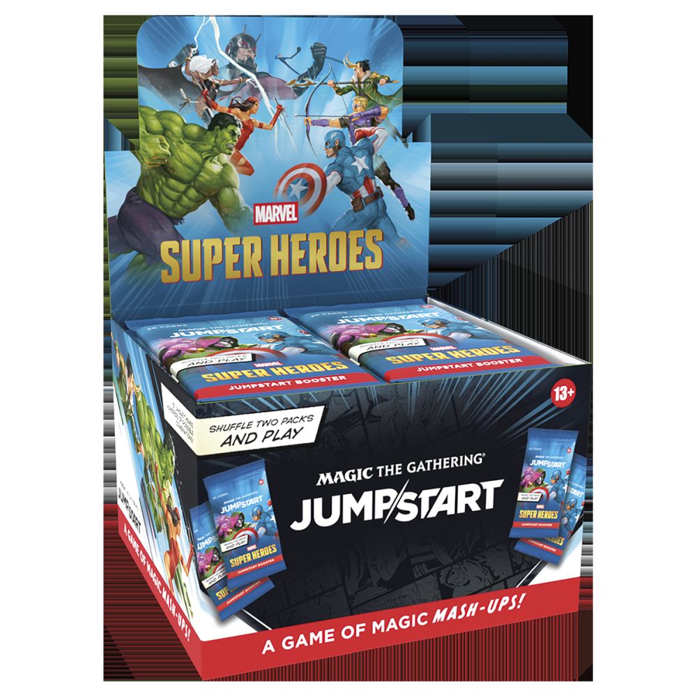 Magic: The Gathering Marvel Super Heroes - Jumpstart Booster Display
