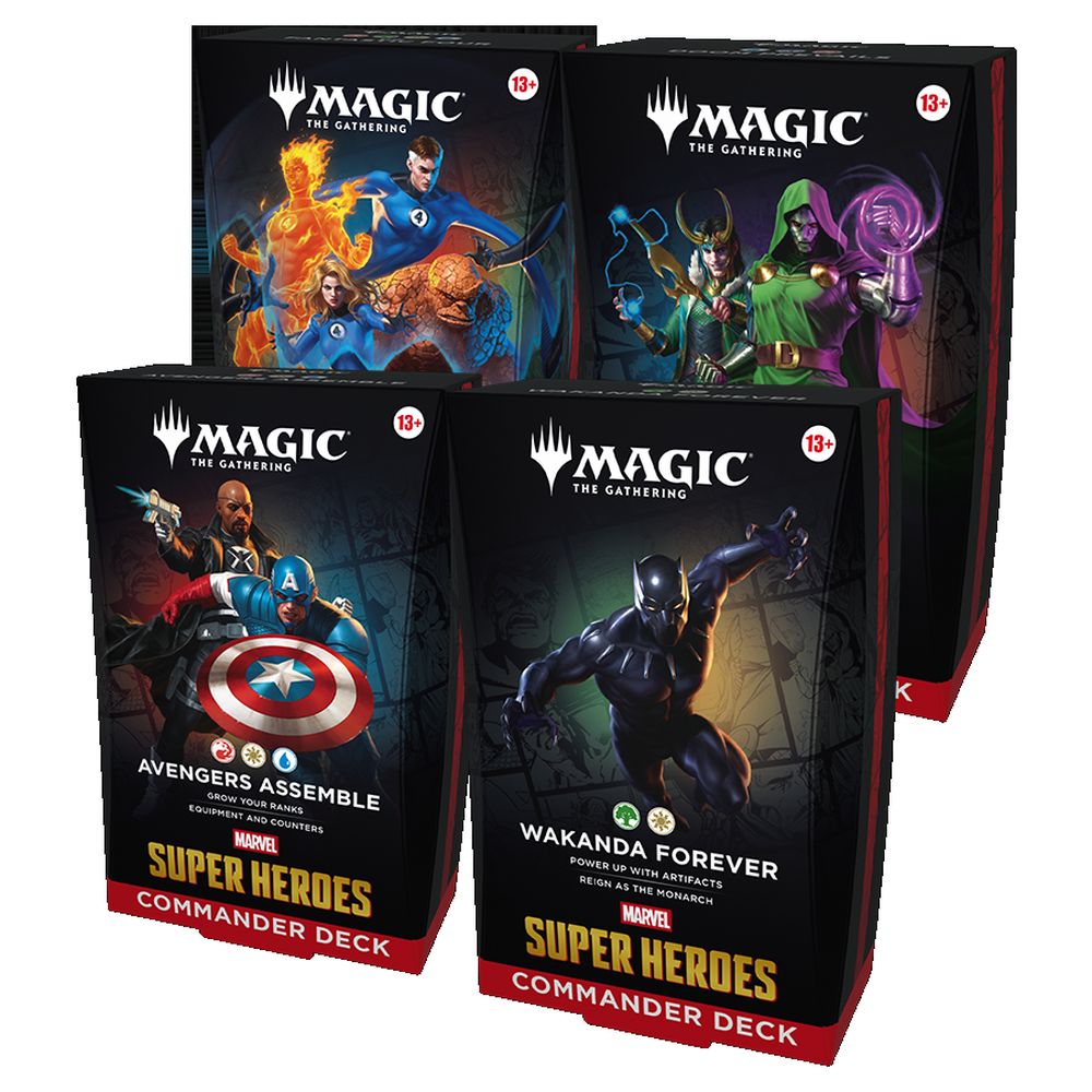 Magic: The Gathering Marvel Super Heroes - Commander Deck Display