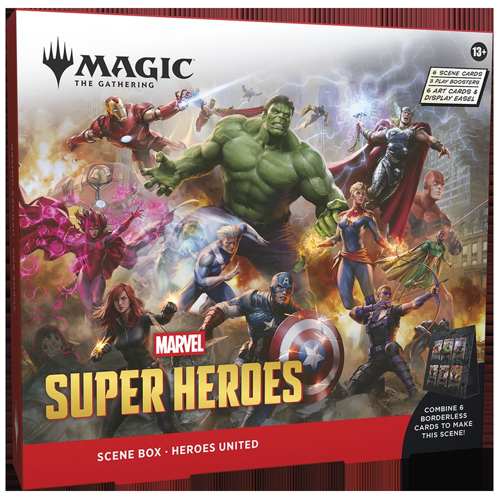 Magic: The Gathering Marvel Super Heroes - Scene Box Display