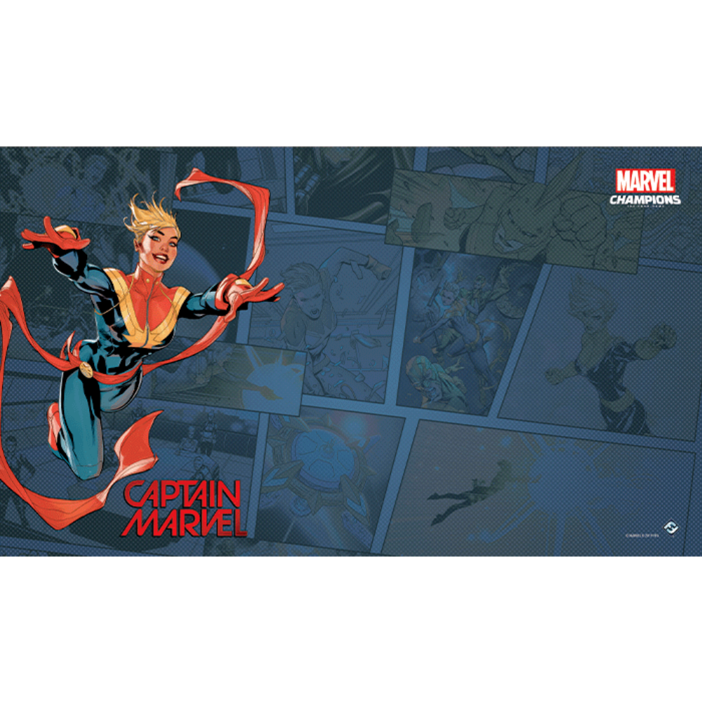 Marvel Champions: The Card Game  - Captain Marvel Game Mat