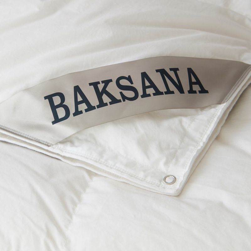 All Season King Duvet Inner by BAKSANA, featuring 80/20 Hungarian goose down for year-round comfort and versatility.