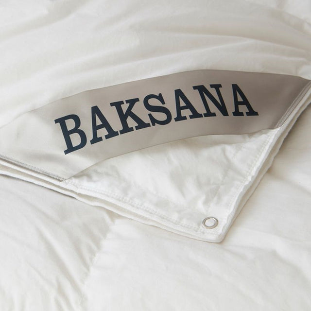 All Season King Duvet Inner by BAKSANA, featuring 80/20 Hungarian goose down for year-round comfort and versatility.