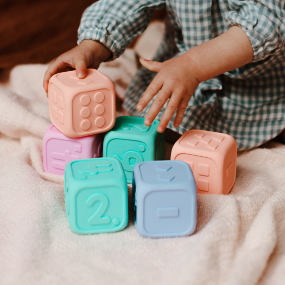 My First Dice - Soft Blue & Soft Mint - Jellystone