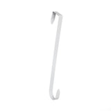 Metal Wreath Door Hanger White
