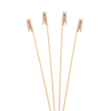 Wooden Peg Card Forks Pack 50 Natural (30cmH)