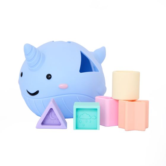 Narwhal Shape Sorter - Pastel - Jellystone
