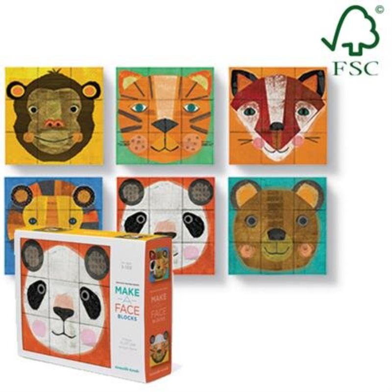 Puzzle Blocks Make A Face - Croc Creek