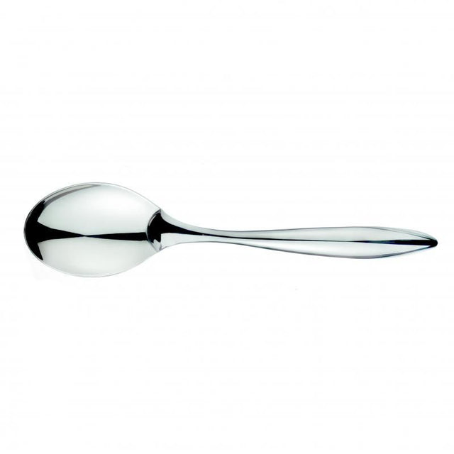 Cuisipro Tempo Basting Spoon in stainless steel, ergonomic design for comfortable basting, ideal for cooking and serving.