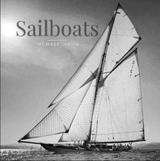 A hardback book featuring over 75 black-and-white photographs of classic yachts in stunning sailing settings.