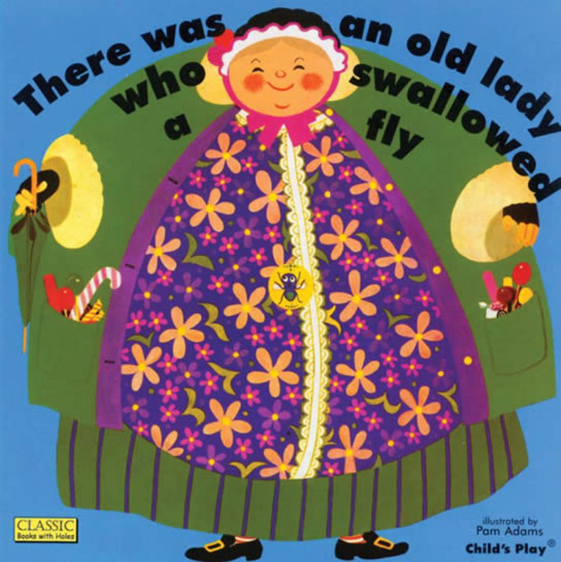 There Was An Old Lady Who Swallowed A Fly (Board Book)