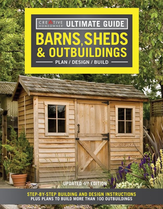 Comprehensive guide to building barns, sheds, and outbuildings with 850+ photos and 60 step-by-step sequences.