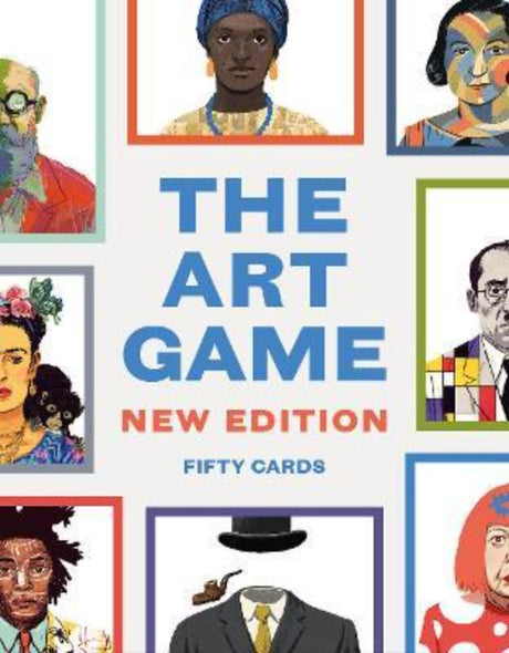 Art Game cards featuring influential artists for engaging play and comparison, perfect for art lovers of all ages.